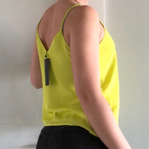 NWT Banana Republic Neon Yellow Tank Top - Picture 2 of 9